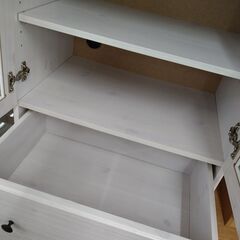 リユースのサカイ浦和店 【G166】コンパクト食器棚 ホワイトの画像