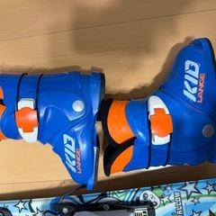 SWALLOW スキー板 90cm スキーブーツ 17.5cm 子供用 スキーセットの画像