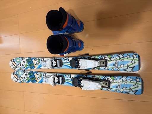 SWALLOW スキー板 90cm スキーブーツ 17.5cm 子供用 スキーセット