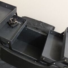 コスメバック　黒色の画像