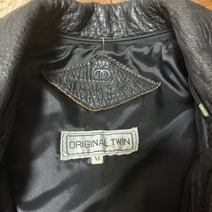 original twin レザージャケット ライダースジャケット古着
の画像