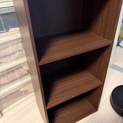 カラーボックス（茶色）の画像