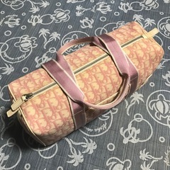 クリスチャンディオール トロッター ミニボストンバッグ ピンクの画像