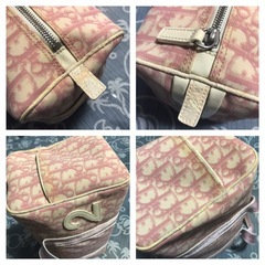 クリスチャンディオール トロッター ミニボストンバッグ ピンクの画像