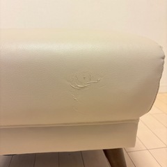 【ニトリ】３人掛けソファ&オットマンの画像