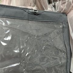 ハンガー付きバッグ収納ラックの画像