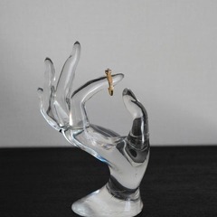 クリア アクリル ジュエリーホルダーの画像
