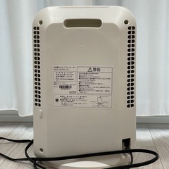 大風量セラミックファンヒーター アイリスオーヤマ PDH-1200TD1-Wの画像