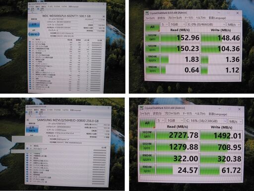 No.7/D588TX/i3/8100/メモリ16G/M2.2中古SSD256G/サブストレージ500G/office 2021