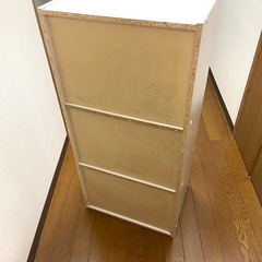 3段ボックス　三段ボックス　扉付き　取り外し可能の画像