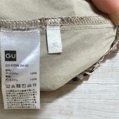 GU  プリーツロングスカートの画像