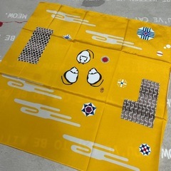 ねずみのイラスト風呂敷(丙子)約70cm x 70cmの画像