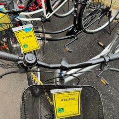 ★店頭にて試乗可★ J3412　【リユースのサカイ柏店】 軽快自転車　27インチ　ダイナモライト　シルバー　　簡易クリーニング済　 中古自転車 　流山市 中古自転車 松戸市 中古自転車 我孫子市 中古自転車 船橋市 中古自転車 守谷市 中古自転車 取手市 中古自転車　の画像