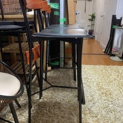 バーカウンターチェア5個セット　実際にバーで使用♪の画像