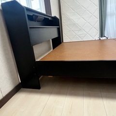 【決まりました】セミダブルベッドのフレームの画像