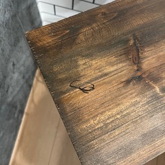 ウッド×アイアン コーヒーテーブルの画像