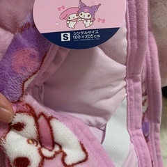 しまむら ハッピーバック合わせ毛布、敷きパッド、枕　マイメロディ クロミ ピンクの画像