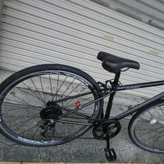美品☆[SAKAMOTO]OUTER LIMITS(アウターリミッツ)700cクロスバイク 6speed/ブラックの画像