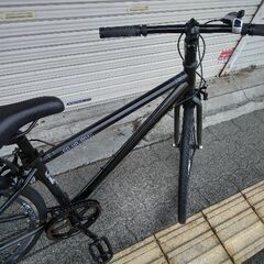 美品☆[SAKAMOTO]OUTER LIMITS(アウターリミッツ)700cクロスバイク 6speed/ブラックの画像