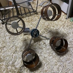 おしゃれなニトリウッド調間接照明♪の画像