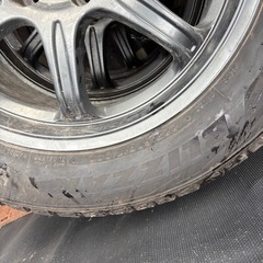 225/60R17スタッドレス4本ホイール付きの画像