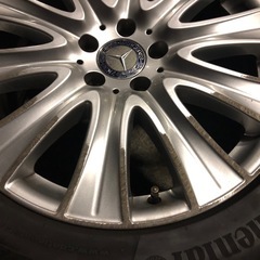 メルセデスベンツ W222 Sクラス 18×8J 5H112 PCD+41 コンチネンタル MO 245/50R18 4本 2023年製 サマータイヤ キズありの画像