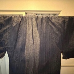 浴衣 メンズSサイズ 角帯付きの画像