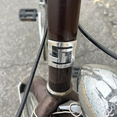 昭和レトロなブラウン 24インチ シティサイクル　の画像