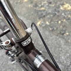 昭和レトロなブラウン 24インチ シティサイクル　の画像