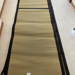 ござ　い草上敷　茶色染い草の画像