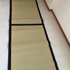 ござ　い草上敷　茶色染い草の画像