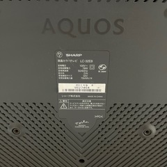 【受付終了】SHARP 32インチ液晶テレビ　０円の画像