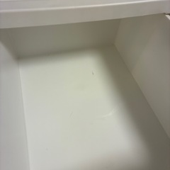 白　プラスチックチェストの画像