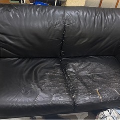 ソファーレザー2人掛け（今日明日締切）の画像