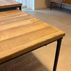 LOWYA購入センターローテーブルの画像