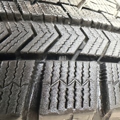 冬タイヤ14インチ★ 155/65R14 ★ コンパクトカー用アルミ付きブリヂストン製スタッドレス ★ バリ山! 深溝４本組 ★ ブリザック  ★ ノート アクア ヴイッツ スイフト用 ★ 群馬県発 ★ 手渡可の画像