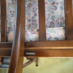 カリモク　2人掛けソファ　引き取り限定　宇都宮の画像