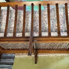 カリモク　2人掛けソファ　引き取り限定　宇都宮の画像