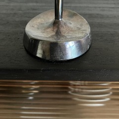 北欧ビンテージ「クローネ・デンマーク」の銀製ろうそく立て・キャンドルホルダーの画像