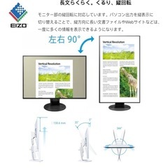 EIZO FlexScan 23.8インチ 液晶モニターの画像