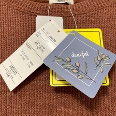 👗新品未使用タグ付き🏷️プチプラのあや✖️しまむら⛄️冬物ワンピース👗の画像