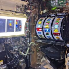 【パチスロ実機 】　攻殻機動隊S.A.C. 2nd GIG　コイン不要機付きの画像