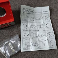 オートゲージ　油温計／電圧計　５２Φ　セット（中古）　動作確認済みの画像