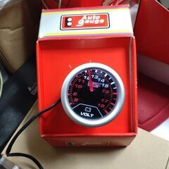オートゲージ　油温計／電圧計　５２Φ　セット（中古）　動作確認済みの画像