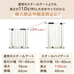 スチールゲート　ハイタイプの画像