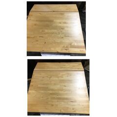 IKEA/イケア ノールデン ゲートレッグテーブル 天板展開時151cm 引き出し×6個 25l菊TKの画像