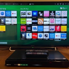 SONY40型液晶テレビ ＋1TBブルーレイ/DVDレコーダー せの画像