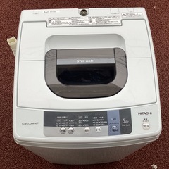 万代店　日立　全自動洗濯機　NW-5WRの画像