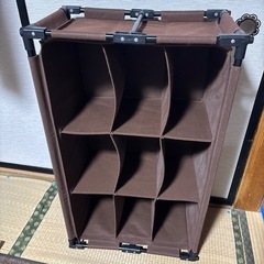 折りたたみ式収納ラックの画像