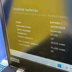 JC1206　16GB・512GB 極美品 レノボ X13 綺麗 USキーボード ノートPC　大容量の画像